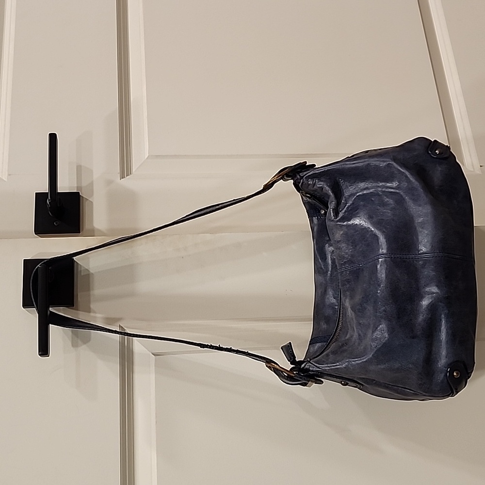 Perlina leather bag  navy